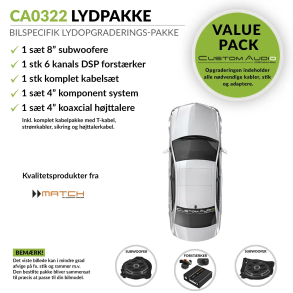 ATF-0322 - Bilspecifik Smart Upgrade lydpakke