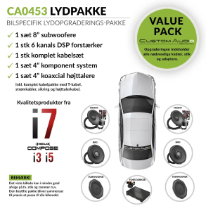 ATF-0453 - Bilspecifik High-End Upgrade lydpakke