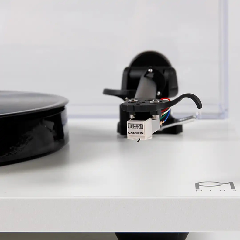 Rega Carbon MM pick up til pladespiller - hvid(Konisk/kulfiber)