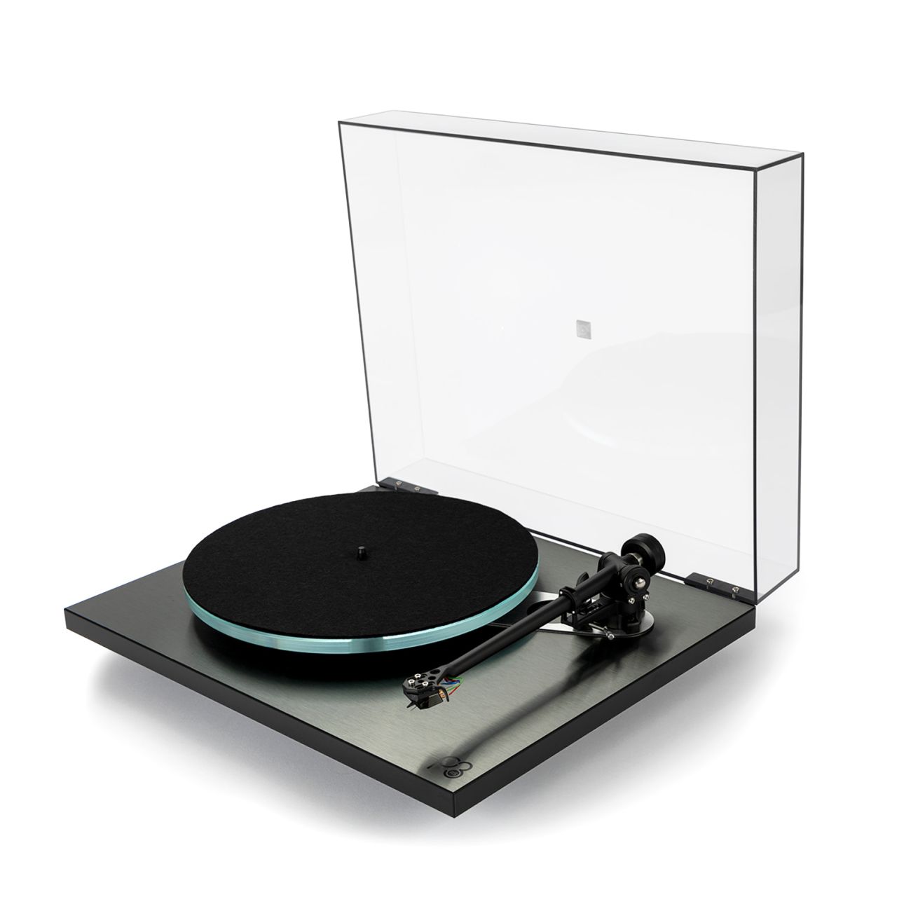 Rega Planar 3 RS Edition med plade og �bent st�vl�g
