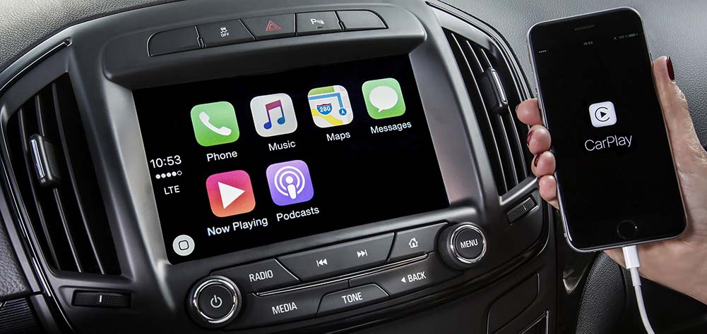 Apple Carplay med Custom Audio