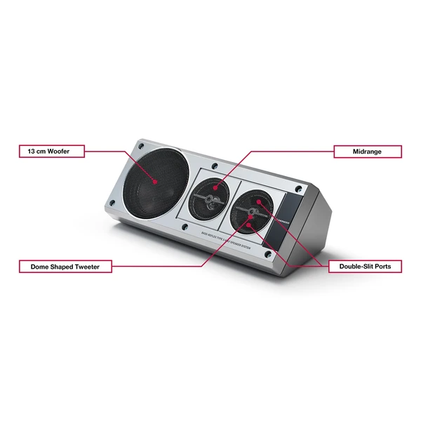 Pioneer TS-X40SXT 3-vejs kabineth�jttalere til hattehylde - billede 3