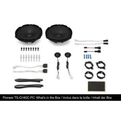 Pioneer TS-Q160C-PC bil h�jttaler til Peugeot, Citroen, DS Automobile, Opel / Vauxhall