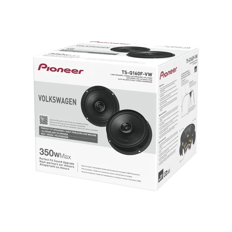 Pioneer TS-Q160F-VW Volkswagen / Audi / Cupra / Seat / Skoda